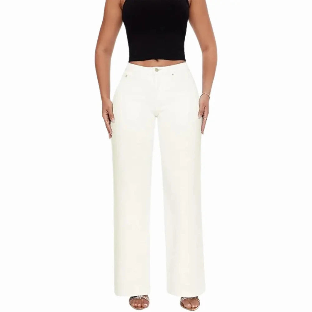 BootyLift Stretch Wide-Leg Jeans