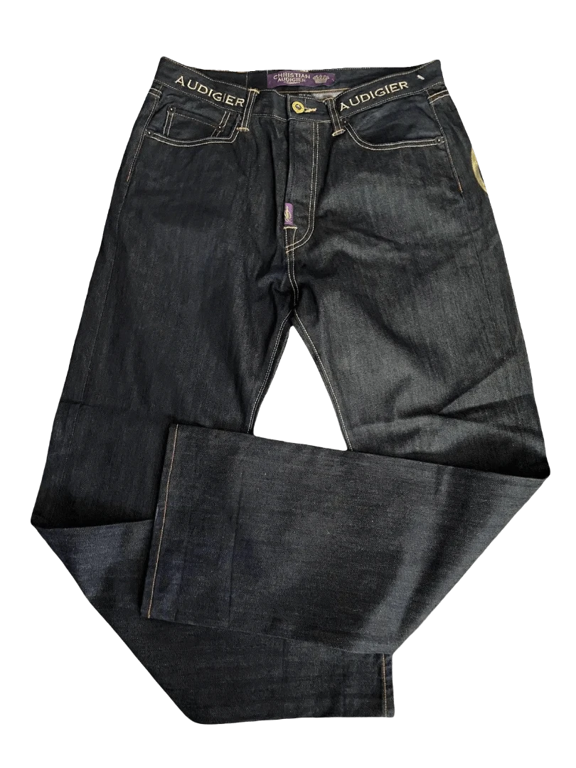 Statue of Liberty Embroidered Jeans