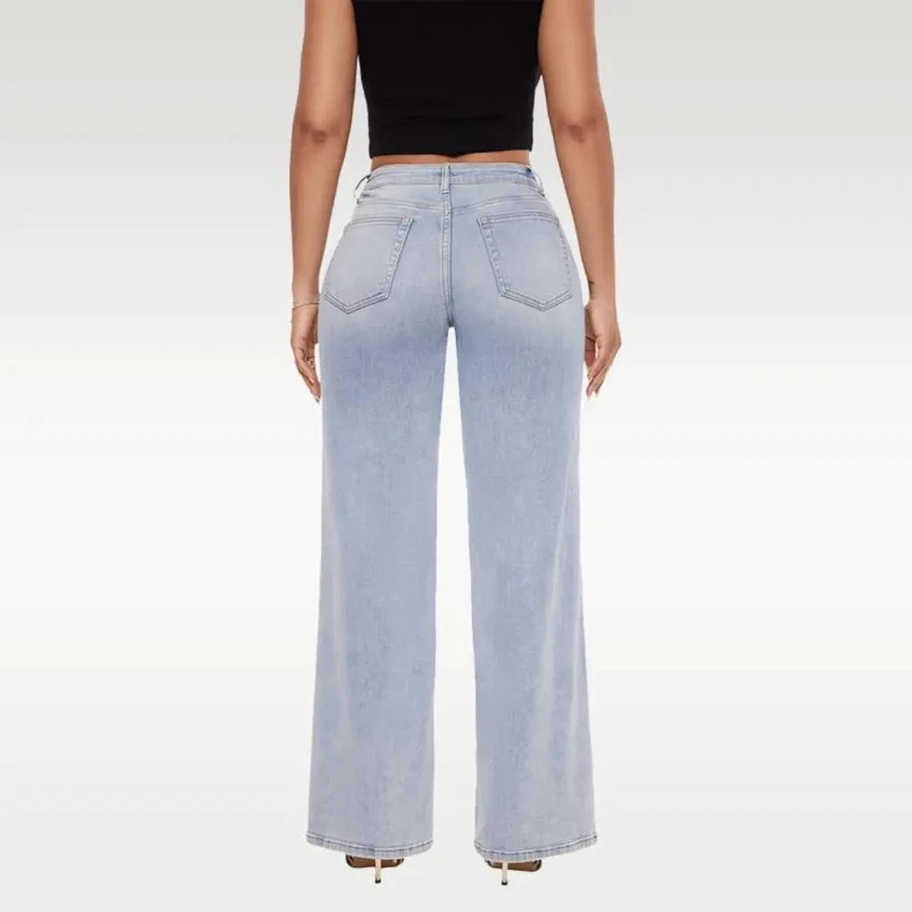 BootyLift Stretch Wide-Leg Jeans