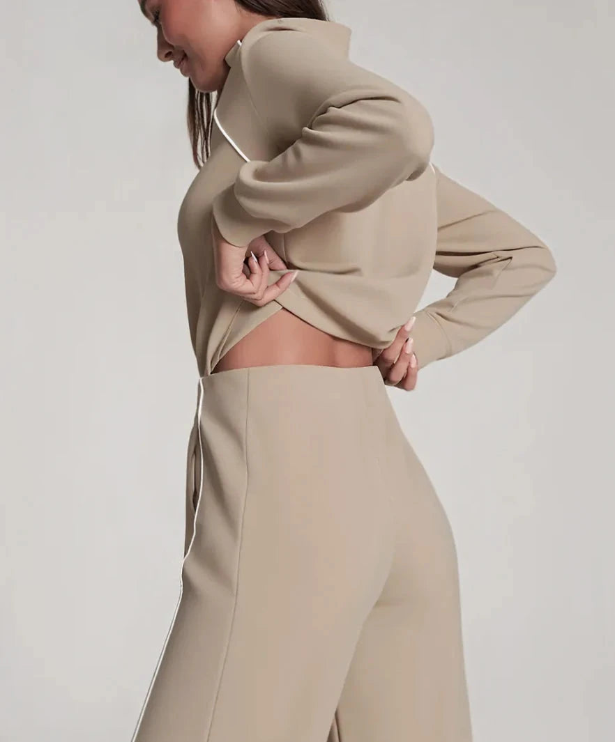 Cozy Half Zip Jumpsuit