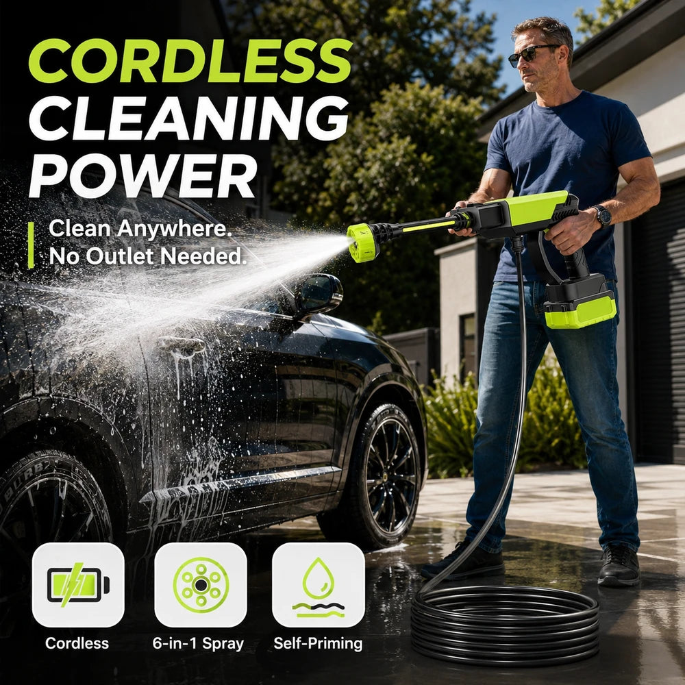 Cordless Portable Pressure Washer
