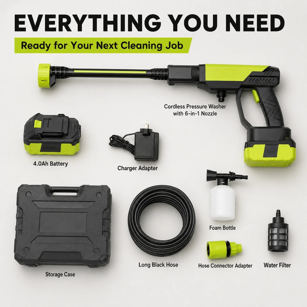 Cordless Portable Pressure Washer